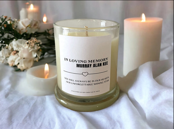 In Loving Memory Candle