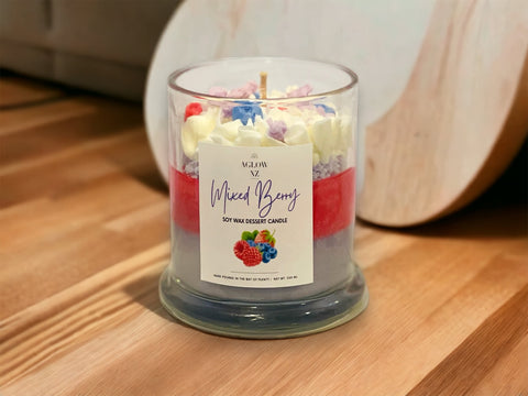 Mixed Berry Dessert Candle