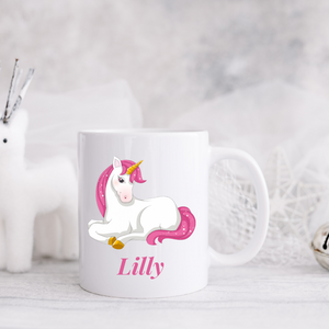 Personalized Unicorn Pony Kids Mug