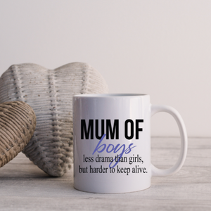 Mum Of Boys Mug