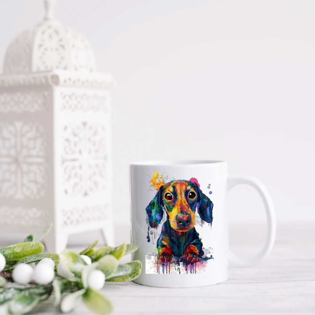 Dog Watercolor Mug