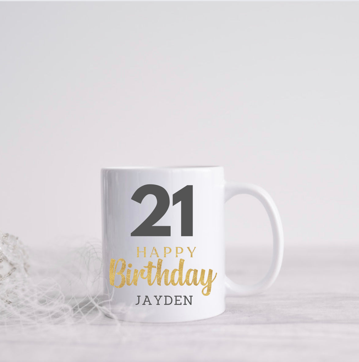 Custom Happy Birthday Mug